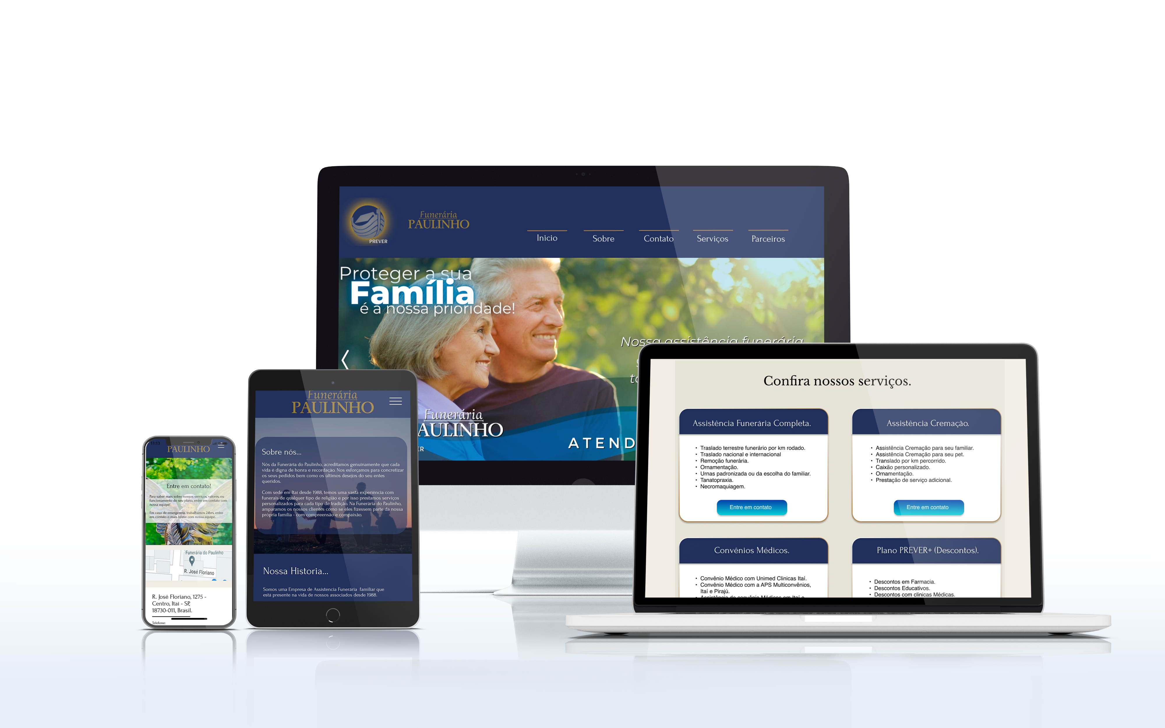 Institutional Funeral Home Website