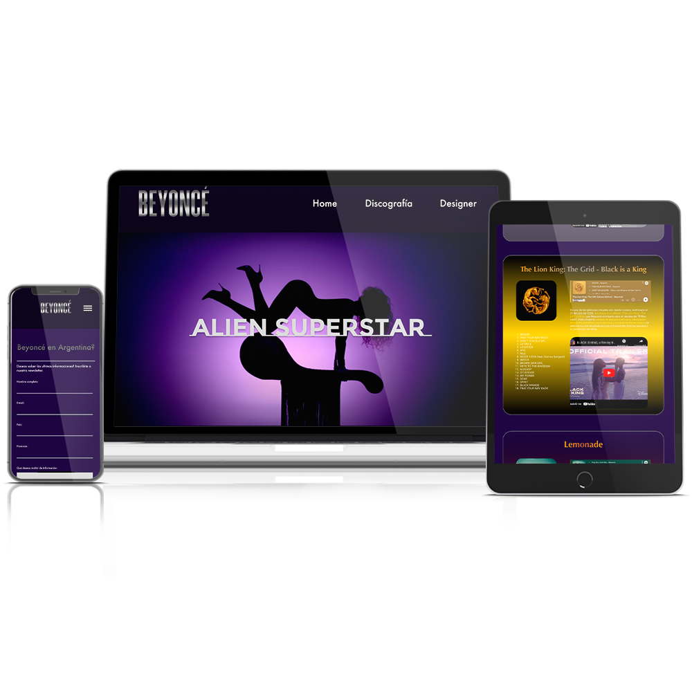 Beyoncé Web Site