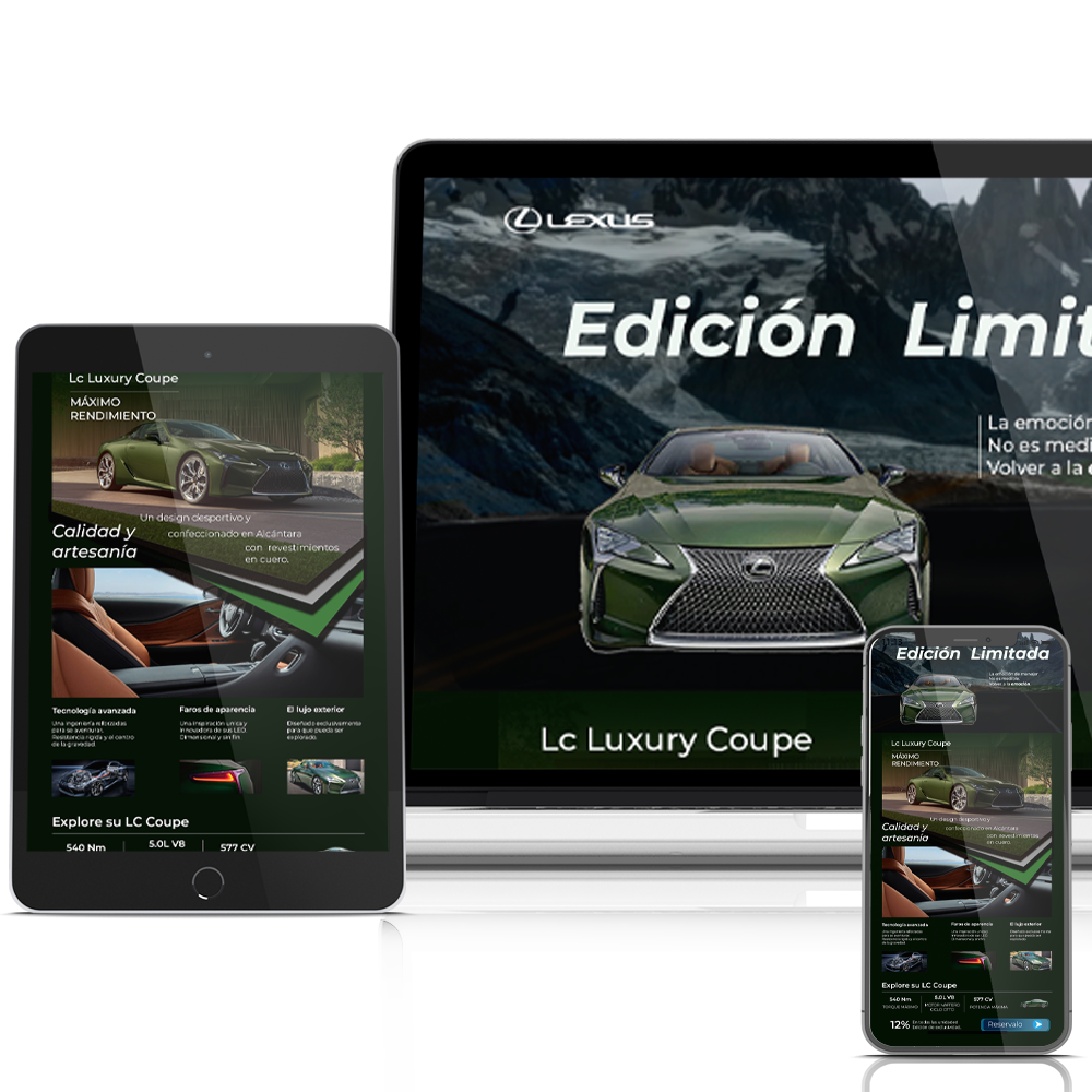 Lexus Landing Page